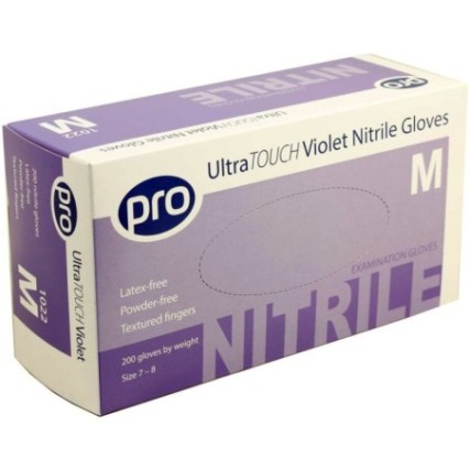 Extra Large - Violet Nitrile Powder Free Gloves Ultratouch (Case Of 2000)