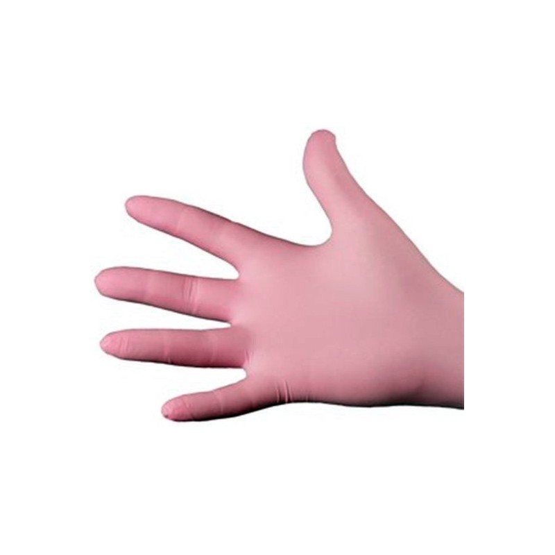 Medium - Pink Nitrile Powder Free Gloves Ultraflex (Case Of 1000)