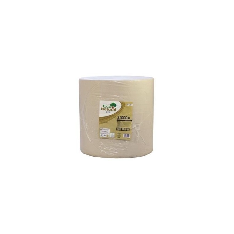 Recycled Eco Natural 3-ply Wiping Roll