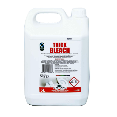Thick Bleach (Case of 2 x 5-Litre Bottles)