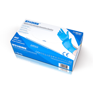 Hygisun Blue Powder-Free Nitrile Gloves - Small