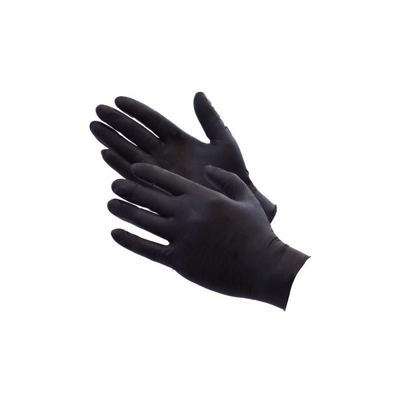 Small - Black Nitrile Powder Free Gloves Ultragrip AQL 1.5 (Case of 1000)