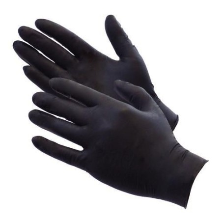 Extra Large - Black Nitrile Powder Free Gloves Ultragrip AQL 1.5 (Case of 1000)