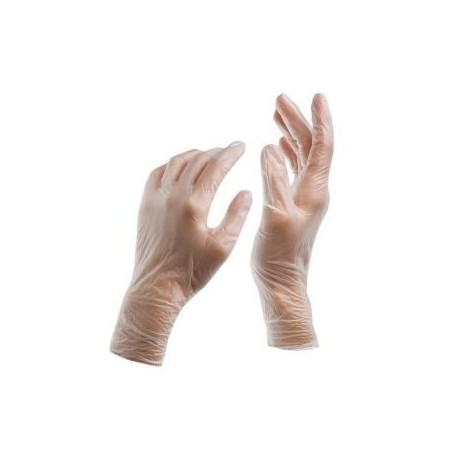 Extra Large - Vinyl Powder Free Gloves Clear AQL 1.5 (Case Of 1000)