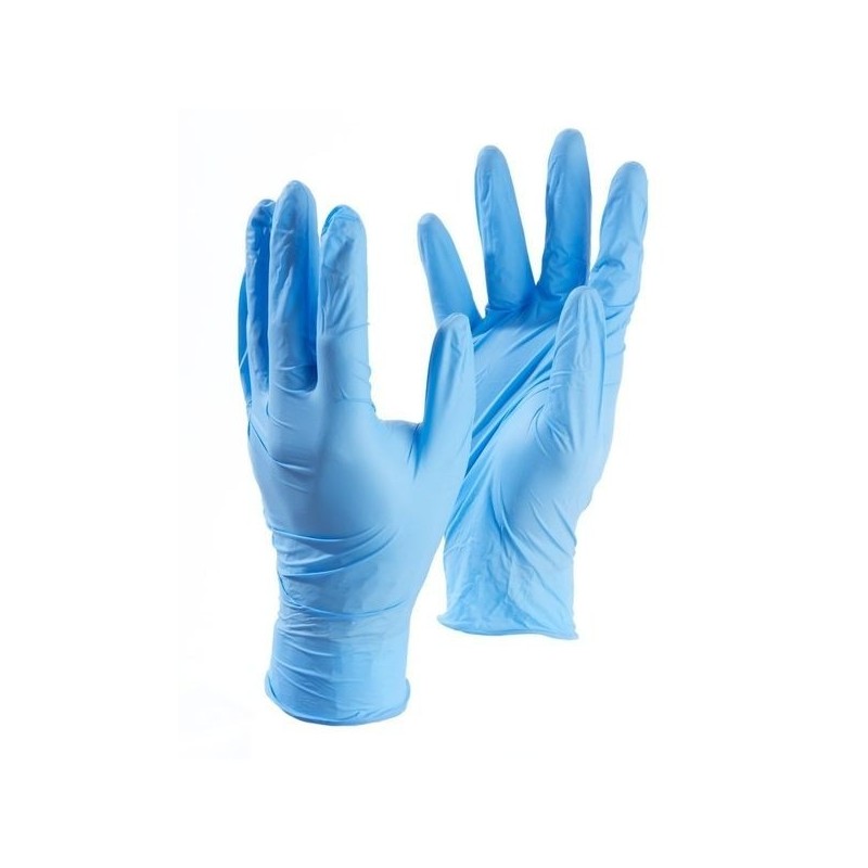 Medium - Vinyl Powder Free Gloves Blue (Case Of 1000)