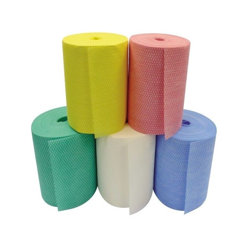 Multi-Cloth Rolls Non-Woven 1500 Sheets - Yellow (3 packs of 2 rolls)