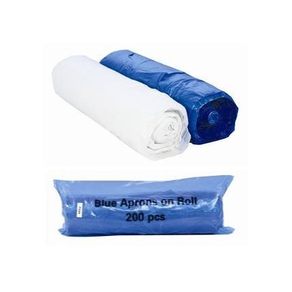 Premium Heavy Duty Blue Aprons On A Roll (Case Of 5 x 200)
