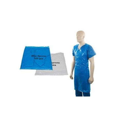Heavy Duty Flat Packed Aprons - Blue