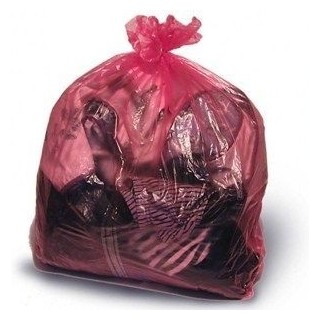 Edit: Red Soluble Strip Laundry Bags Large