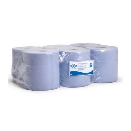 Blue Economy Centrefeed Roll 2ply 19cm x 150m (Pack Of 6)