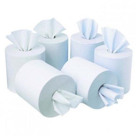 Centrefeed Roll 20cm x 150m 2 ply White 100% Recycled (Pack Of 6)