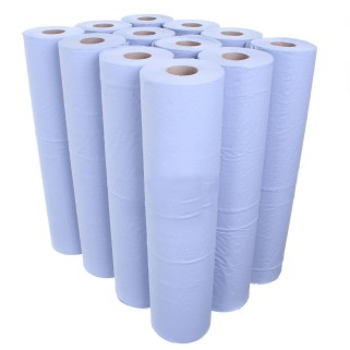 Couch Roll Recycled 2 Ply Blue