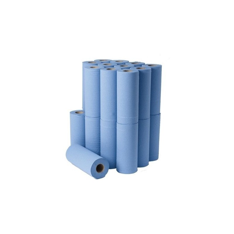 Hygiene Rolls Recycled 2-Ply Blue (Box of 24 Rolls)