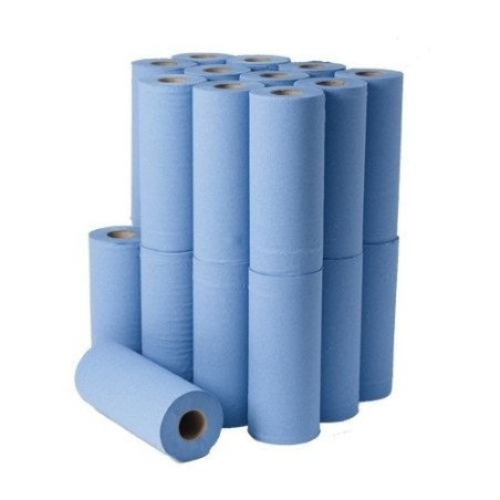 Hygiene Rolls Recycled 2-Ply Blue (Box of 24 Rolls)